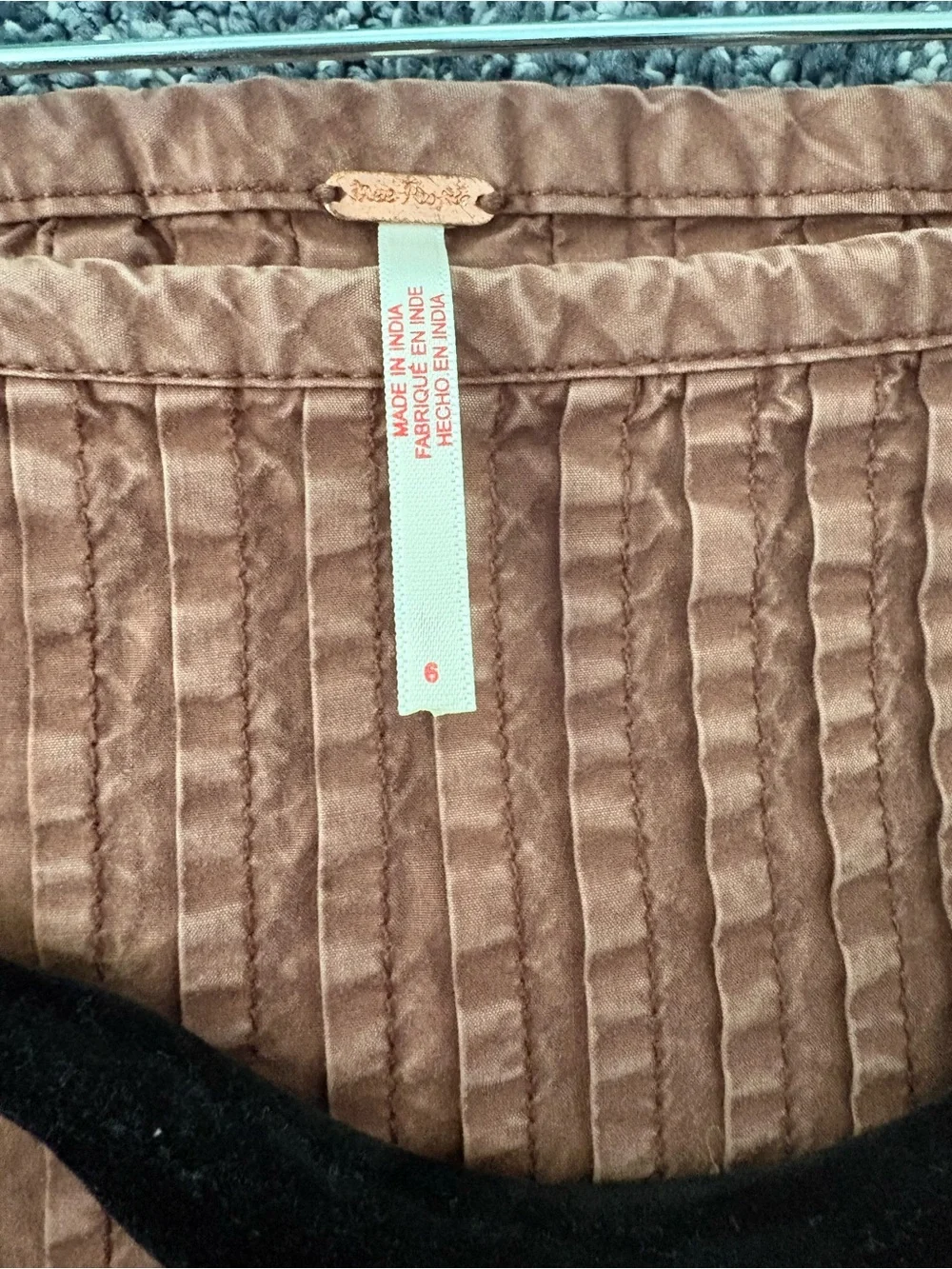 Free People- Pleated Rustic Brown Women’s Skirt